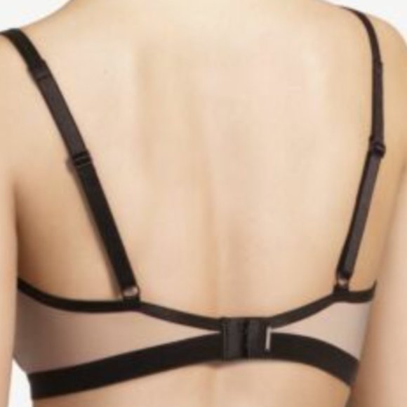 Chantelle Shadows 3-Part Plunge Underwire Bra - Picture 3 of 4